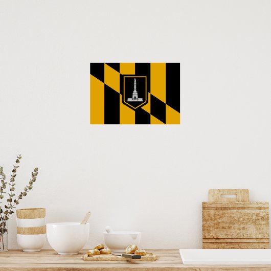 Baltimore Flag Poster (Küche)