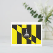 Baltimore Flag Postkarte (Stehend Vorderseite)