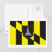 Baltimore Flag Postkarte (Vorne/Hinten)