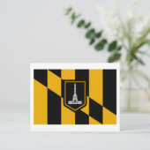 Baltimore Flag Postkarte (Stehend Vorderseite)