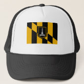 Baltimore Flag Truckerkappe (Vorderseite)