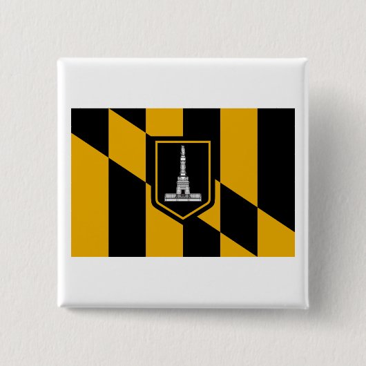 Baltimore-Flagge Button (Vorderseite)
