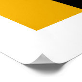 Baltimore-Flagge Poster (Ecke)