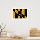 Baltimore-Flagge Poster (Küche)