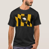 Baltimore-Flaggen-Ratten-Shirt T-Shirt (Vorderseite)