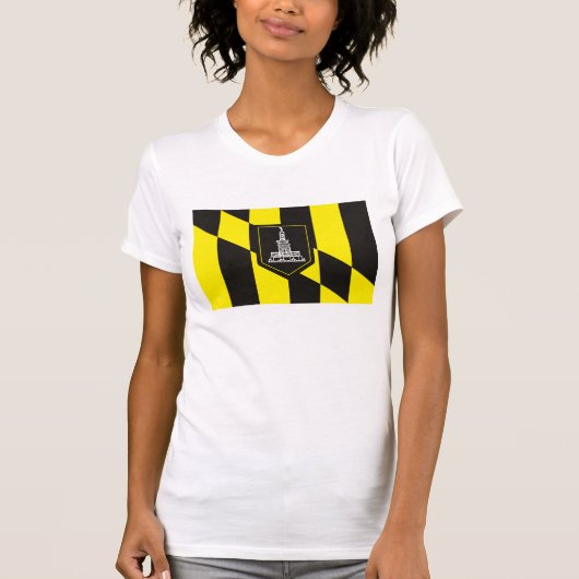 Baltimore-Flaggen-T - Shirt (Vorderseite)