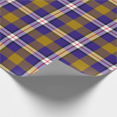 Baltimore Football Kariert Wrapping Paper Geschenkpapier (Ecke)