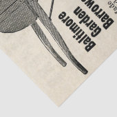 Baltimore Garden Barrows Vintage Werbung Seidenpapier (Detail)