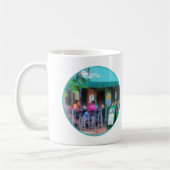 "Baltimore - Happy Hour in Fells Point": Fine Art Kaffeetasse (Links)