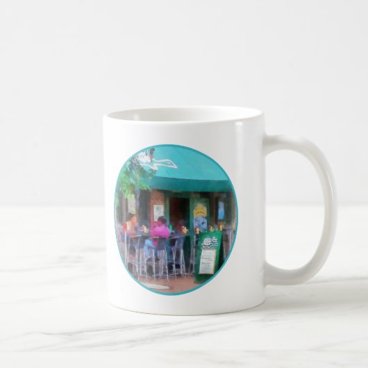 "Baltimore - Happy Hour in Fells Point": Fine Art Kaffeetasse (Rechts)