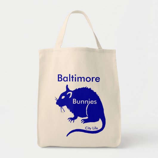 Baltimore"Häschen-" Ratten-Stadt-Leben-Tasche Tragetasche (Vorne)