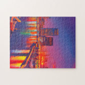 Baltimore Innenhafen bei Nacht Puzzle (Horizontal)