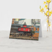 Baltimore Innenhof Seven Foot Knoll Leuchtturm Karte (Gelbe Blume)