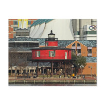 Baltimore Innenhof Seven Foot Knoll Leuchtturm
