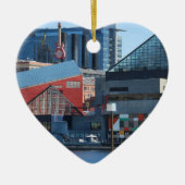 Baltimore Inner Harbour Keramik Ornament (Vorne)