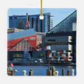 Baltimore Inner Harbour Keramikornament (Rückseite)