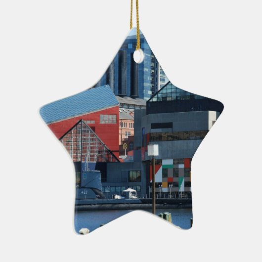 Baltimore Inner Harbour Keramikornament (Rechts)