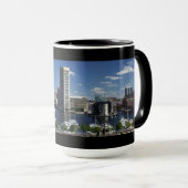 Baltimore Inner Harbour Panorama Tasse (VorderseiteRechts)