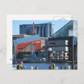 Baltimore Inner Harbour Postkarte (Vorne/Hinten)