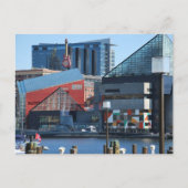 Baltimore Inner Harbour Postkarte (Vorderseite)