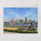 Baltimore Inner Harbour Postkarte (Vorderseite)