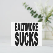 Baltimore Ist zum Kotzen Postkarte (Stehend Vorderseite)