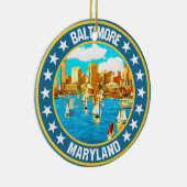 Baltimore Keramik Ornament (Rechts)