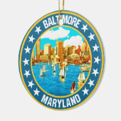 Baltimore Keramik Ornament (Links)