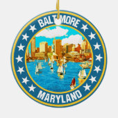 Baltimore Keramik Ornament (Hinten)