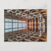 Baltimore Landmarks Postcard Peabody Library Photo Postkarte (Vorderseite)