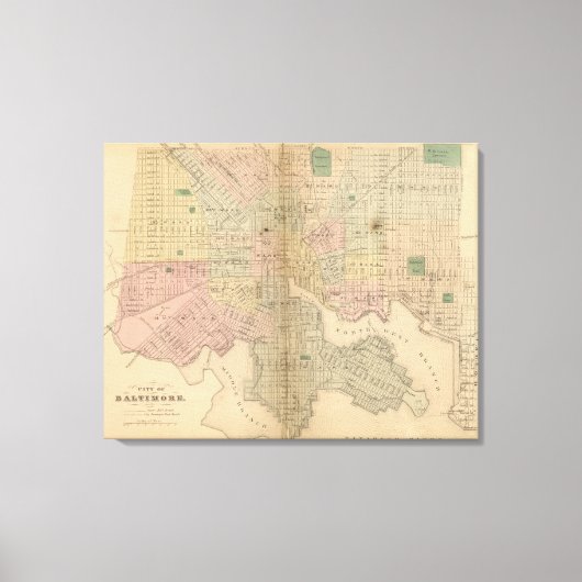 Baltimore Leinwanddruck (Vorderseite)