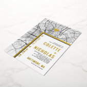 Baltimore Liebe Locator | Städtische Hochzeit Folieneinladung (Gedreht)