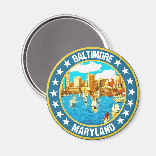 Baltimore Magnet (Vorderseite/Rückseite)