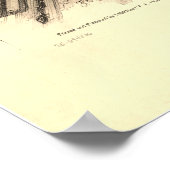 Baltimore Maryland 1912 Antique Panoramabalkarte Poster (Ecke)