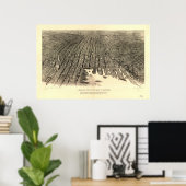 Baltimore Maryland 1912 Antique Panoramabalkarte Poster (Heimbüro)