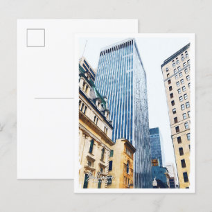 Baltimore Maryland Beautiful Oil Painting City Postkarte