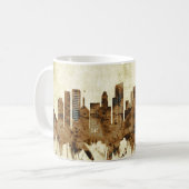 Baltimore Maryland Cityscape Kaffeetasse (Vorderseite Links)