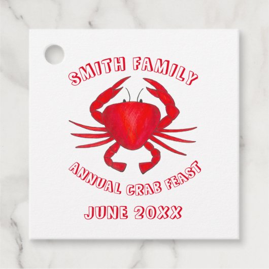 Baltimore Maryland Crab Fest Crustacean Seafood Geschenkanhänger (Vorderseite)