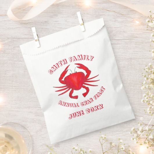 Baltimore Maryland Crab Fest Crustacean Seafood Geschenktütchen (Ausgeschnitten)