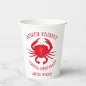 Baltimore Maryland Crab Fest Crustacean Seafood Pappbecher (Vorderseite)