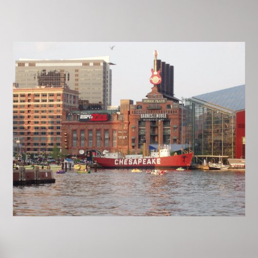 Baltimore, Maryland drucken verschiedene Größen Poster (Vorne)