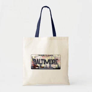 Baltimore Maryland Flaggen-Nummernschild Tasche