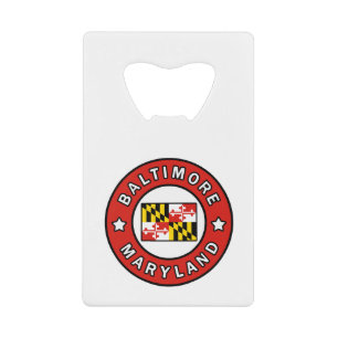 Baltimore Maryland Geldbeutel Flaschenöffner