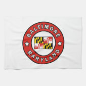 Baltimore Maryland Geschirrtuch (Horizontal)