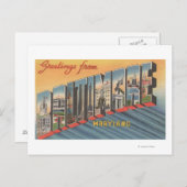 Baltimore, Maryland - Große Buchstabenszenen 2 Postkarte (Vorne/Hinten)