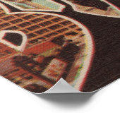 Baltimore, Maryland - Große Buchstabenszenen Poster (Ecke)