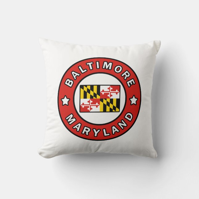 Baltimore Maryland Kissen (Vorderseite)