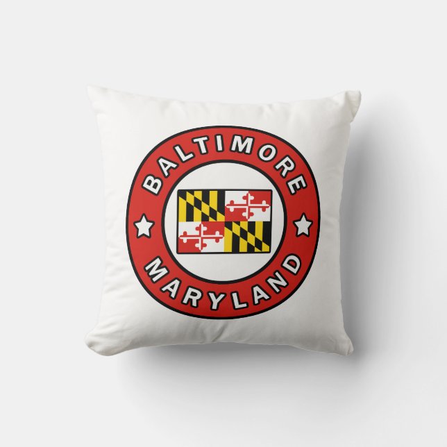 Baltimore Maryland Kissen (Vorderseite)