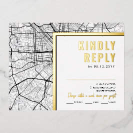 Baltimore, Maryland Liebe Locator | UAWG Antwort Folie Einladungspostkarte