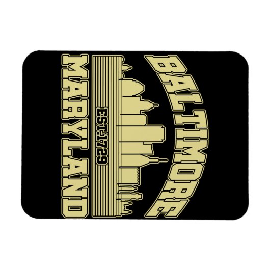 Baltimore, Maryland Magnet (Horizontal)